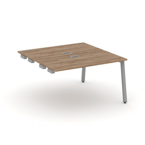 Style Project Стол-приставка к опор. элем. SN-5A.DPRS-003 Дуб Табак/Металл Белый 1380*1232*750 фото 2