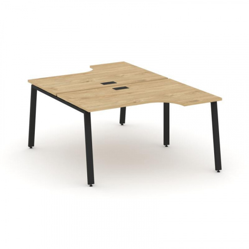 Style Project Рабочая станция эргоном. SN-6A.DRPA-021 Акация Лорка/Металл Белый 1380*1632/1992*750 фото 8