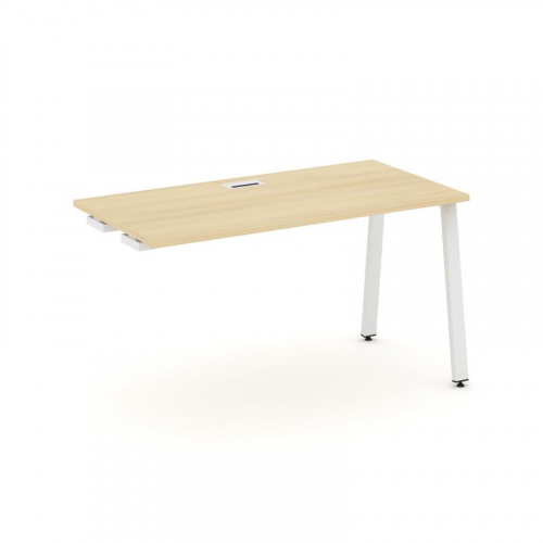 Style Project Стол-приставка к опор. элем. SN-6A.OPRS-022 Дуб Табак/Металл Белый 1180*800*750 фото 16