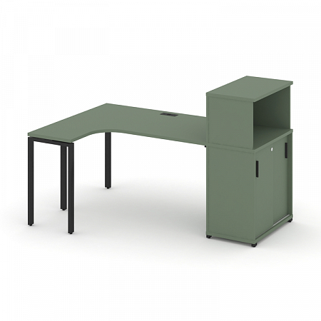 Стол эргономичный с опорным шкафом-купе Concept CN.SA-219(L)