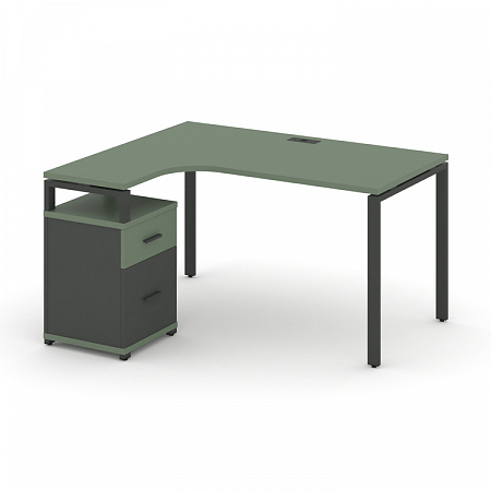 Стол эргономичный с опорной тумбой Concept CN.SA-306(L)