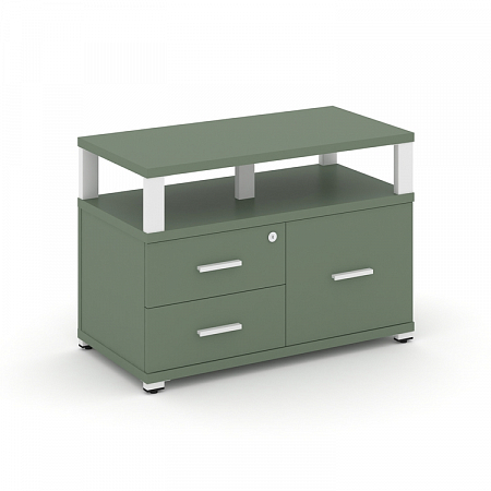 Тумба приставная с 2 ящиками Concept CN.TSP-006 W