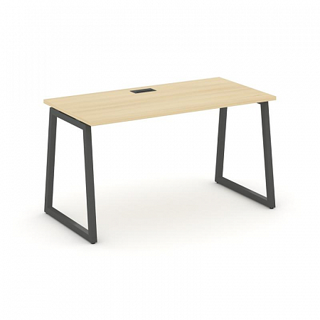 Style Project Стол письменный SN-4T1.SP-021 Акация Лорка/Металл Антрацит/Заглушка Пластик Черный 980