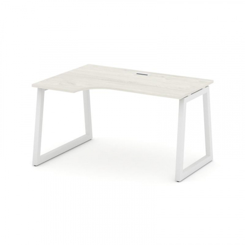 Style Project Стол рабочий эргоном. SN-5T1.SPA-022(L) Акация Лорка/Металл Антрацит/Заглушка Пластик фото 13