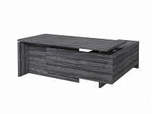 Стол с опорной тумбой FB-119L.DD Древесина Графит