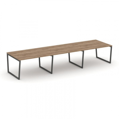 Style Project Стол переговорный SN-4T2.SPRG-053.3 Акация Лорка/Металл Антрацит 4410*1180*750 фото 23