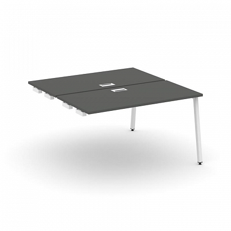 Style Project Стол-приставка к опор. элем. SN-4A.DPRS-022 Антрацит/Металл Белый 1180*1632*750