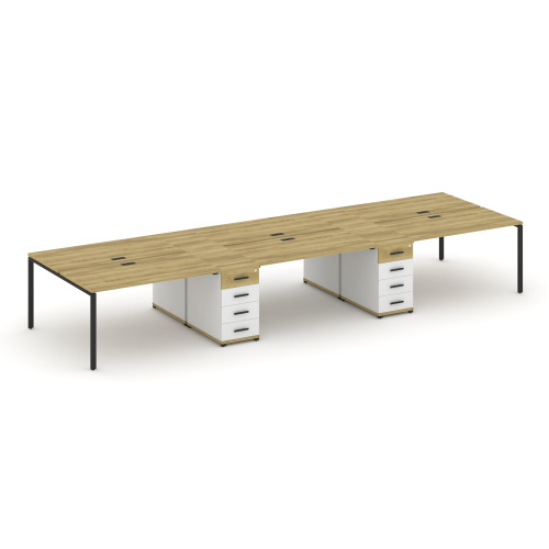 Бенч-система на 6 мест с 2 опорными тумбами Concept CN.DRS-451 фото 6