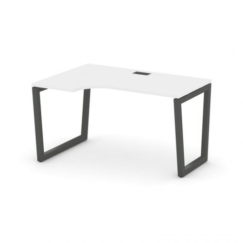 Style Project Стол рабочий эргоном. SN-5T2.SPA-011(L) Акация Лорка/Металл Антрацит/Заглушка Пластик фото 26