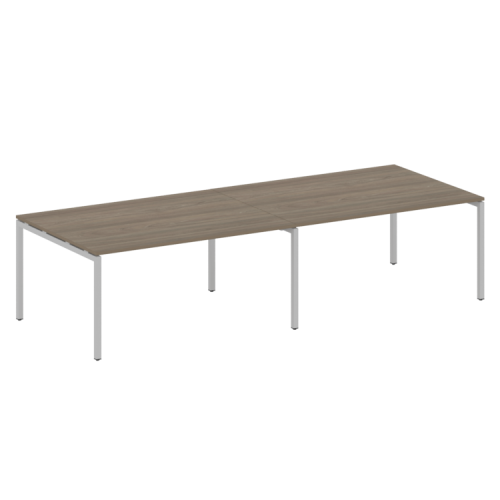 Переговорный стол на П-обр. м/к Metal System Quattro 40БП.ПРГ-2.4