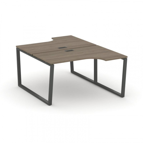 Style Project Рабочая станция эргоном. SN-6T2.DRPA-022 Акация Лорка/Металл Антрацит/Заглушка Пластик фото 25