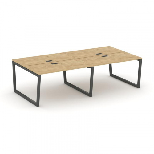 Style Project Рабочая станция 2-х сторон. SN-5T2.DRS-043 Акация Лорка/Металл Антрацит/Заглушка Пласт фото 22