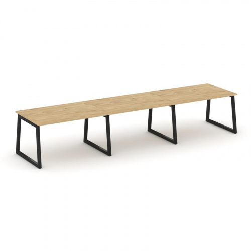 Style Project Стол переговорный SN-5T1.SPRG-021.3 Акация Лорка/Металл Антрацит 2940*980*750