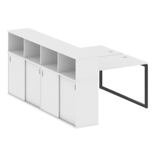 Бенч-система с шкафом-купе на О-обр. м/к Metal System Quattro 40БО.РС-СШК-4.2 фото 7