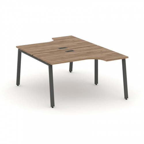 Style Project Рабочая станция эргоном. SN-6A.DRPA-021 Акация Лорка/Металл Белый 1380*1632/1992*750 фото 27