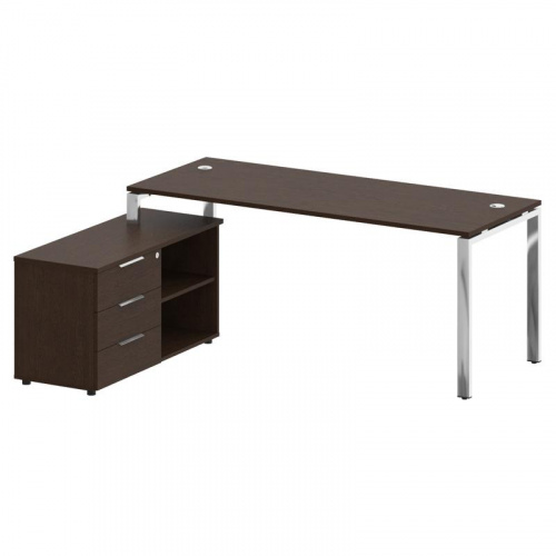 Стол руководителя с тумбой Metal System Direct БГ.СРТ-5.7 (L) фото 2