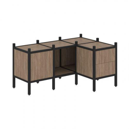 Стеллаж офисный угловой Loft VR.L-26 фото 10 Стеллаж офисный угловой Loft VR.L-26 фото 10