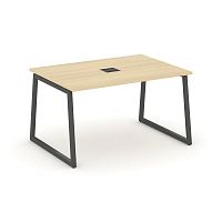 Style Project Стол переговорный SN-4T1.SPRG-002 Акация Лорка/Металл Антрацит/Заглушка Металл Антраци