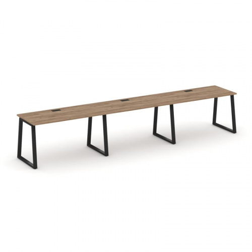 Style Project Рабочая станция 1 сторон. SN-6T1.ORS-033 Акация Лорка/Металл Антрацит/Заглушка Пластик фото 8