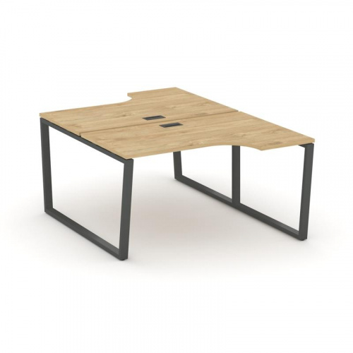 Style Project Рабочая станция эргоном. SN-6T2.DRPA-022 Акация Лорка/Металл Антрацит/Заглушка Пластик фото 22