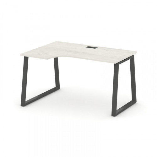 Style Project Стол рабочий эргоном. SN-6T1.SPA-001(L) Акация Лорка/Металл Антрацит/Заглушка Пластик фото 24