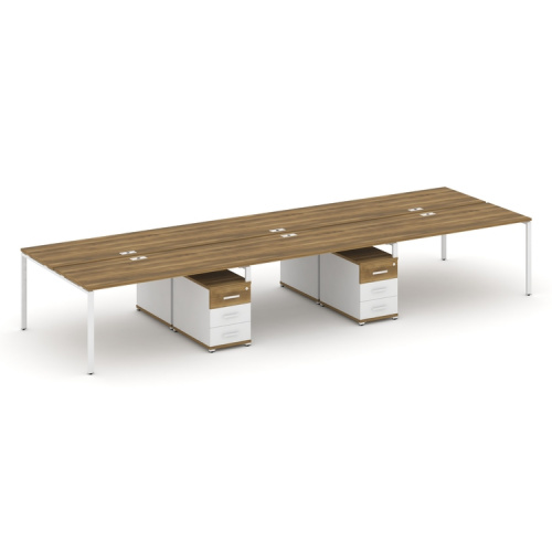 Бенч-система на 6 мест с 2 опорными тумбами Concept CN.DRS-344 фото 8