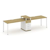 Бенч-система на 2 места с 1 опорной тумбой Concept CN.ORS-419