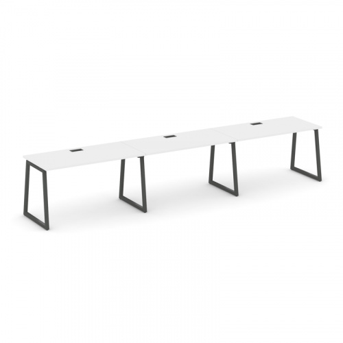 Style Project Рабочая станция 1 сторон. SN-4T1.ORS-051 Акация Лорка/Металл Антрацит/Заглушка Пластик фото 13