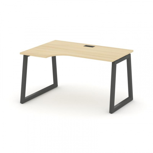 Style Project Стол рабочий эргоном. SN-5T1.SPA-022(L) Акация Лорка/Металл Антрацит/Заглушка Пластик фото 28