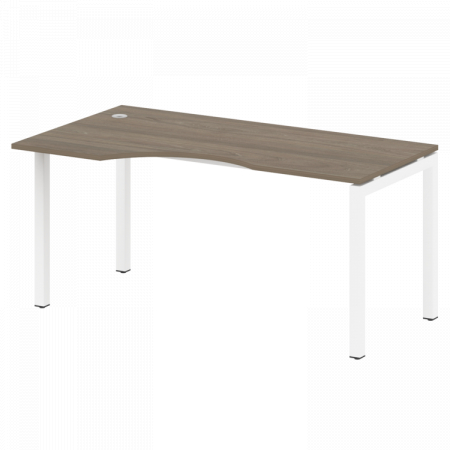 Стол криволинейный левый на П-обр. м/к Metal System Quattro 50БП.СА-1 (L)