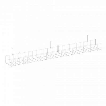 Кабель-канал сетчатый широкий KK-S-120 Металл Белый 1205*181*154