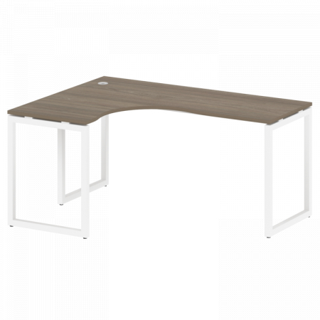 Стол криволинейный левый на О-обр. м/к Metal System Quattro 40БО.СА-4 (L)